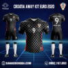 Mẫu Áo Đội Tuyển Croatia 2022 Sân Khách Màu Đen