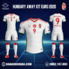 Áo Đội Tuyển Hungary 2022 Sân Khác Màu Trằng