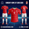 Áo Đội Tuyển Hungary 2022 Sân Nhà Màu Đỏ Đẹp