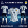 Áo Đội Tuyển Scotland 2022 Sân Khách Màu Trắng Đẹp