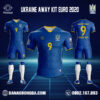 Áo Đội Tuyển Ukraine 2022 Sân Khách Màu Xanh Bích