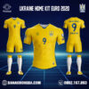 Áo Đội Tuyển Ukraine 2022 Sân Nhà Màu Vàng Đẹp