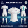Áo Câu Lạc Bộ Man City 2022 Sân Khách Thứ 2 Màu Trắng Đẹp