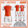 Áo Không Logo HACAZI – ARTHER Màu Cam