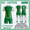 Áo Không Logo HACAZI – ARTHER Màu Xanh Lá