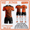 Áo Không Logo HACAZI – JUNIS Màu Cam