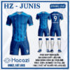 Áo Không Logo HACAZI – JUNIS Màu Xanh Bích