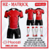 Áo Không Logo HACAZI – MATRICK Màu Đỏ