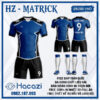 Áo Không Logo HACAZI – MATRICK Màu Xanh Bích