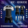 Áo Không Logo HACAZI - ROKER Màu Đen