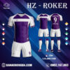 Áo Không Logo HACAZI – ROKER Màu Tím