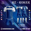 Áo Không Logo HACAZI – ROKER Màu Xanh Bích