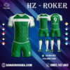 Áo Không Logo HACAZI – ROKER Màu Xanh Lá
