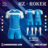 Áo Không Logo HACAZI – ROKER Màu Xanh Ya
