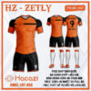 Áo Không Logo HACAZI – ZETLY Màu Cam