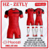 Áo Không Logo HACAZI – ZETLY Màu Đỏ