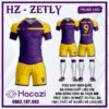 Áo Không Logo HACAZI – ZETLY Màu Tím