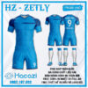 Áo Không Logo HACAZI – ZETLY Màu Xanh Ya