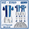 Áo Không Logo HACAZI – ZIRO Màu Xanh Bích