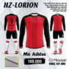 Áo Không Logo Dài Tay HZ – LORION Màu Đỏ