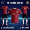 Áo Câu Lạc Bộ Mu 2022 Training Màu Đỏ Đô