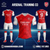 Áo Câu Lạc Bộ Arsenal 22/23 Training 03 Màu Đỏ