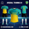 Áo Câu Lạc Bộ Arsenal 22/23 Training 04 Màu Xanh Ngọc