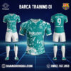 Áo Barca Training đẹp xuất sắc