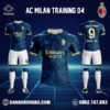 áo ac milan training ấn tượng