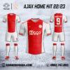Bộ Áo Đấu CLB Ajax Chính Thức SN 2023 Màu Trắng
