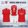 Bộ Áo Đấu Câu Lạc Bộ Arsenal Chính Thức SN 2023 Độc Đáo