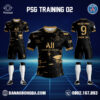 Áo Hacazi-PSG-Training-02 Màu Đen Mới Nhất