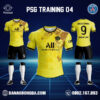 Áo Hacazi-PSG-Training-04 Màu Vàng Mới Nhất