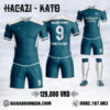 Hình ảnh Trang Phục Bóng Đá Xanh Lý 2023 Không Logo Nằm Trong Bộ Sưu Tập Mới Nhất Của Shop Hacazi Sport. Với sự kết hợp của màu xanh lý chủ đạo xuyên suốt bộ trang phục thi đấu cùng điểm nhấn màu trắng của chi tiết những mảng màu trên vai và bên thân tinh tế. Một bản đồ họa tiết ADN trên mặt trước áo tạo không gian 3D huyền ảo. Với cổ áo chữ V hiện đại, form dáng áo chuẩn Châu Á, chất liệu vải may cao cấp. Hacazi Sport đã tạo một sản phẩm thể thao bóng đá mới đầy ấn tượng cuốn hút người nhìn.