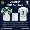 Hình ảnh Mẫu Áo Đội Tuyển Cameroon Sân Khách World Cup 2022 Đẹp. Với sự kết hợp độc đáo giữa màu trắng chủ đạo cùng với các chi tiết tinh tế xanh két nổi bật trên áo.Phần thân áo được thể hiện một bản họa tiết những vết nhỏ phân bố đều khắp với kích thước khác nhau. Ấn tượng với họa tiết trên ống tay áo nhìn giống hình ảnh bộ lông hổ độc đáo. Thiết kế với form dáng áo chuẩn Châu Á, chất liệu vải may cao cấp mang đến sự thoải mái nhất cho người mặc. Shop Hacazi Sport đã tạo ra một sản phẩm thể thao bóng đá mới đầy ấn tượng dành cho mùa giải World Cup 2022 sắp tới.