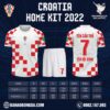 Hình ảnh mẫu áo đội tuyển Croatia World Cup sân nhà 2022