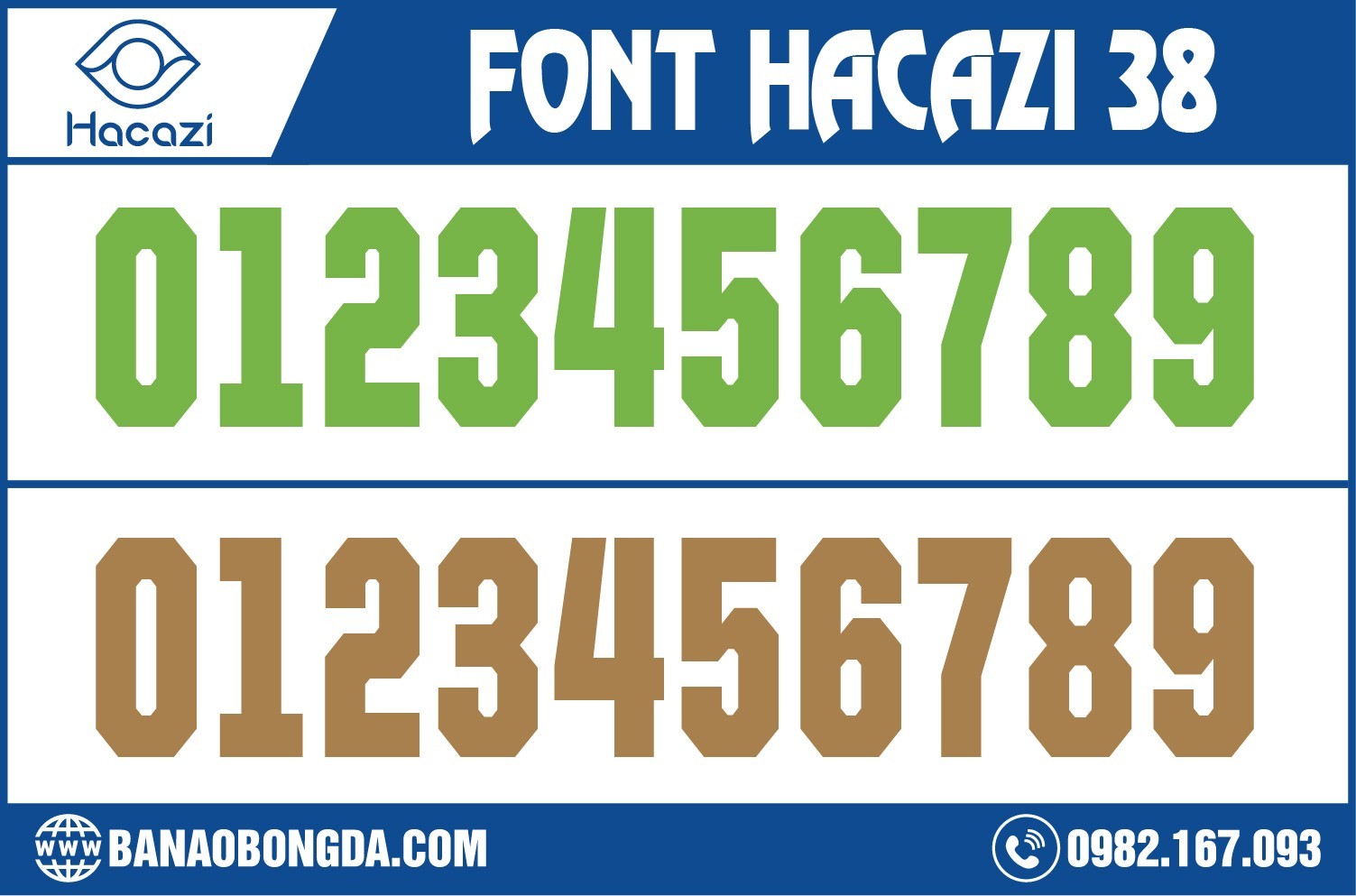 Sưu tập font số ấn tượng 