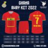 Hình ảnh market áo đội tuyển Ghana World Cup sân khách 2022
