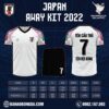 Mẫu Áo Đội Tuyển Nhật Bản Sân Khách World Cup 2022 Đẹp