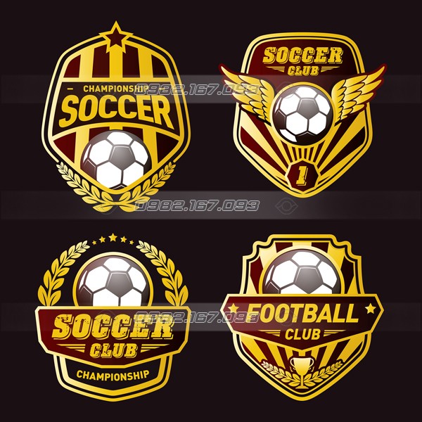 Logo áo đá bóng màu vàng nổi bật thật sự sẽ khiến bạn không thể rời mắt. Sắc vàng hiện đại kết hợp cùng hiệu ứng 3D nổi bật đã khiến bạn thật sự ấn tượng hơn