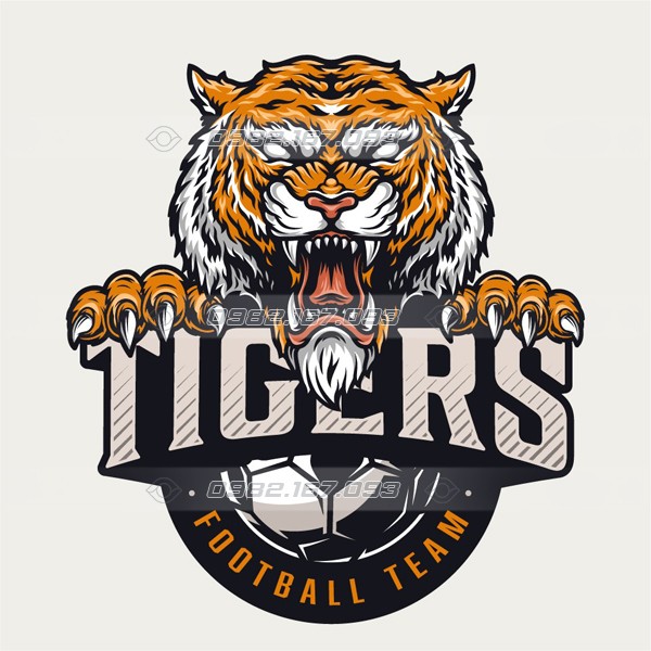 Logo áo bóng đá siêu ngầu với biểu tượng đầu hổ mang đến sự mới lạ cho mẫu áo. Đội của bạn sẽ thật sự chất và nổi bật hơn với mẫu áo trên.