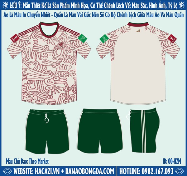 Mẫu market áo đội tuyển Mexico sân khách World Cup 2022 Xuất Hiện Rạng Rỡ Với Diện Mạo Mới