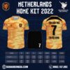 Mẫu Áo Hà Lan Sân Nhà World Cup 2022 Đẹp