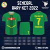 Hình ảnh mẫu áo đội tuyển Senegal sân khách World Cup 2022. Cùng với gam màu xanh két chủ đạo, kết hợp với các họa tiết mới lạ, đặc biệt được thiết kế dạng cổ tròn sáng tạo 3 màu đỏ - vàng - xanh ấn tượng, bo tay, đuôi tôm hiện đại tạo nên cảm giác dễ chịu, thoải mái khi khoác chiếc áo ra sân thi đấu. Vậy bạn còn băn khoăn hay chần chừ gì nữa mà không liên hệ ngay với chúng tôi để sở hữu siêu phẩm này nhỉ?