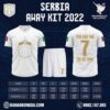 Mẫu áo đội tuyển Serbia sân khách World Cup 2022 Màu Trắng Phối Vàng Đồng. Đây là thiết kế nằm trong bộ sưu tập mới nhất được ra mắt trước thềm giải World Cup bởi shop Hacazi Sport. Màu trắng được sử dụng làm màu chủ đạo cho tổng thể bộ trang phục thi đấu. Thiết kế tập trung vào chi tiết điểm nhấn hình học màu vàng đồng độc đáo trên trung tâm áo. Nếu yêu thích mẫu áo này thì nhanh tay liên hệ với chúng tôi để sở hữu ngay thôi nào!