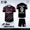 Mẫu áo đấu CLB AS Roma bộ thứ 3 2022-23