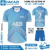 Mẫu áo bóng đá ngân hàng ACB ấn tượng