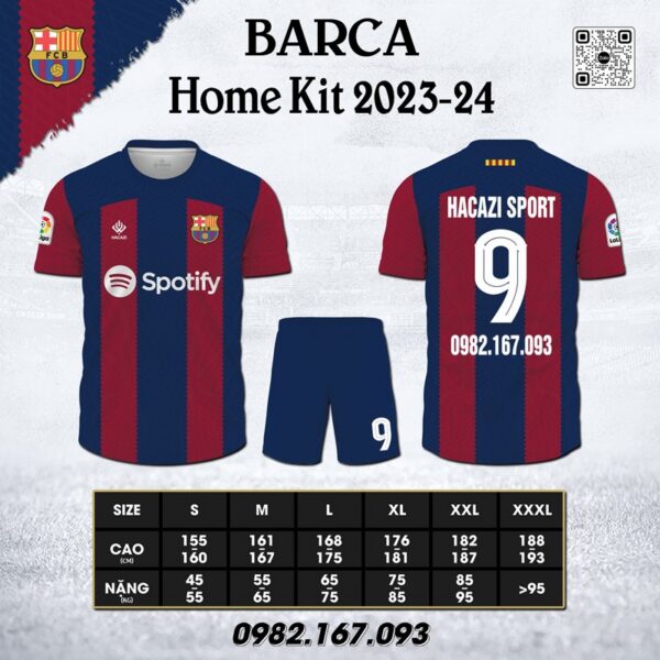 Mẫu áo clb Barca độc đáo