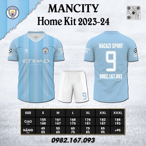 Áo clb Mancity mẫu mới
