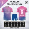Áo Clb Ac Milan Thứ 3 23-24 Màu Hồng